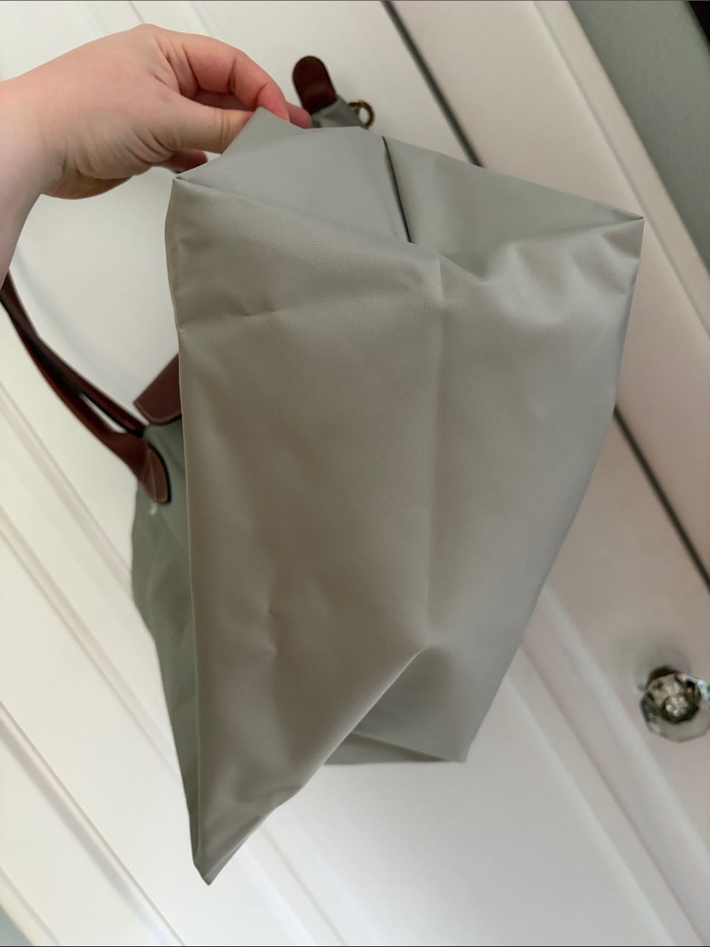 NWOT Longchamp • Le Pliage Large Tote in Pebble - Picture 3 of 9